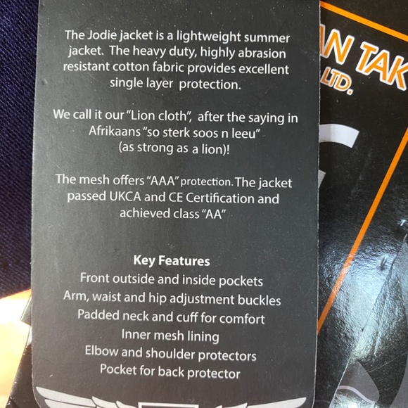 MotoGirl Jodie Motorcycle Jacket uk size 6/8 - Picture 10 of 14